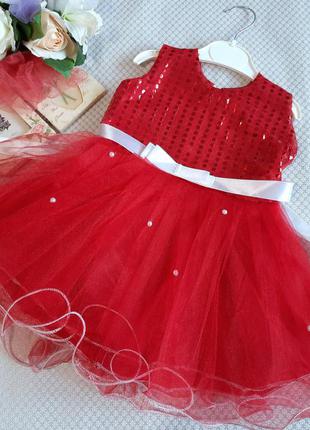 ❤❤❤ дуже ошатне плаття для дівчинки 1-2роки.