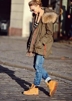 Кожаные ботинки timberland