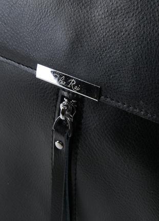 Женский кожаный рюкзак жіночий шкіряний портфель3 фото