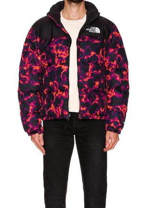 Оригинал пуховик the north face 1996 retro nuptse tnf black marble camo print