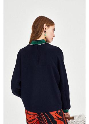 Блуза свитшот с украшением zara6 фото