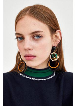 Блуза свитшот с украшением zara4 фото