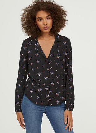 Блуза в цветочный принт zara