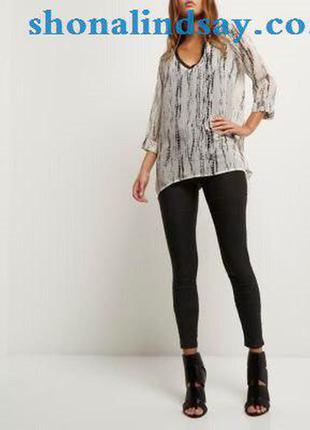 Блуза з розрізом zara 2