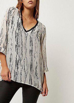 Блуза з розрізом zara 3