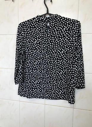 Блуза в горошек zara 2
