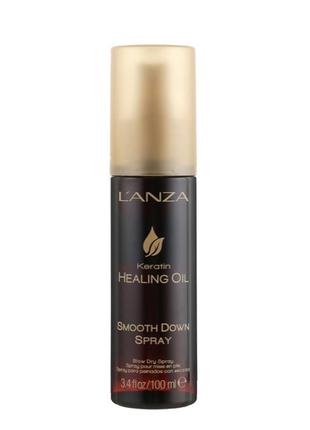 Спрей для гладкой укладки l'anza keratin healing oil smooth down spray1 фото