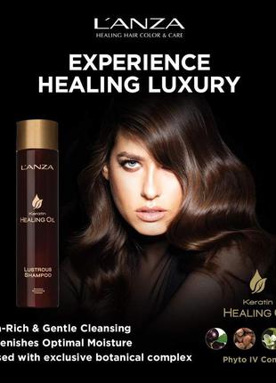 Keratin healing oil lustrous shampoo шампунь