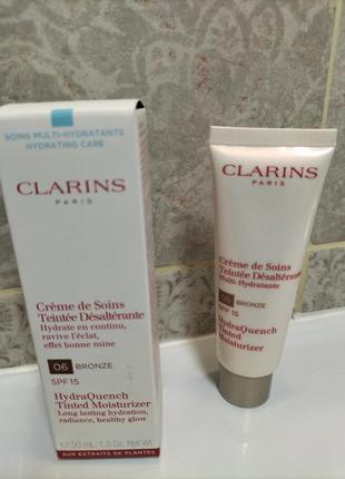 Clarins hydraquench tinted moisturizer1 фото