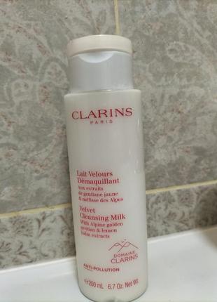 Clarins очищаюче молочко velvet cleansing milk