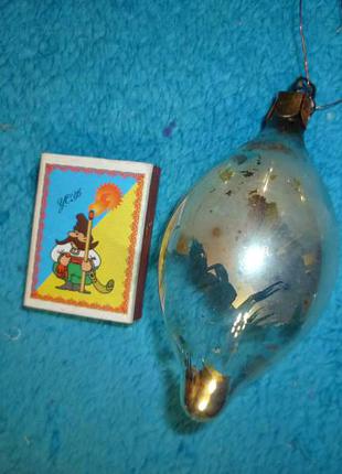 Вінтажна радянська новорічна ялинкова іграшка вінтаж ccpp