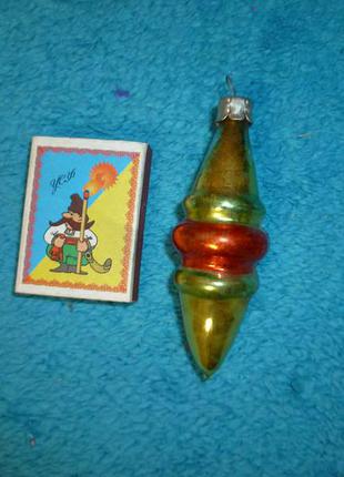 Вінтажна радянська новорічна ялинкова іграшка вінтаж срср 60-е