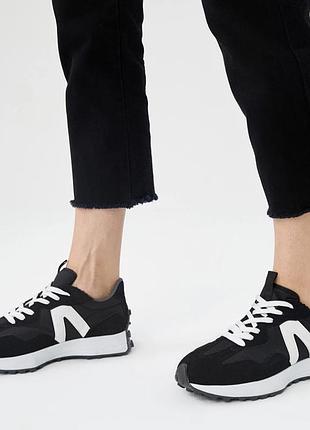 Міські кросівки на платформі экозамш