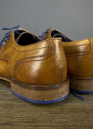 Стильні туфлі roberto santi, шкіряні (верх і підошва)7 фото