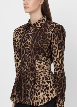 Шикарная блуза с принтом «леопард» 10р. tu9 фото