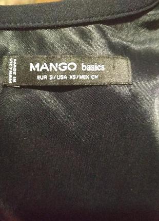 Фирменное платье по фигуре mango basic темно-синее в идеальном состоянии. 4