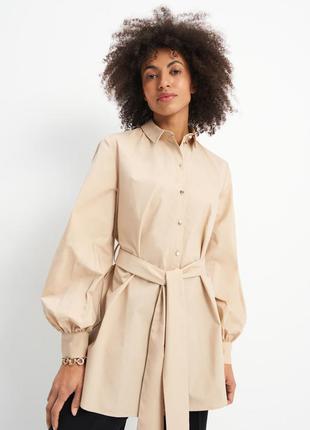 Шикарна блуза eco aware 100% бавовна сорочка mohito