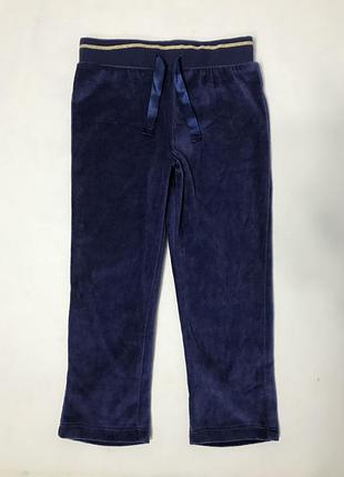 Велюровые спортивные штаны на девочку lupilu