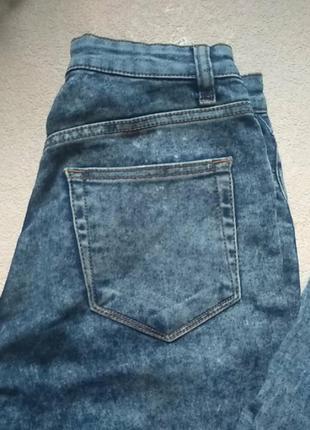 Стильные джинсы с высокой талией скинни мом джеггенсы7 фото
