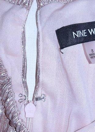Елегантне святкове ошатне плісе плаття nine west розмір 8 m-l5 фото