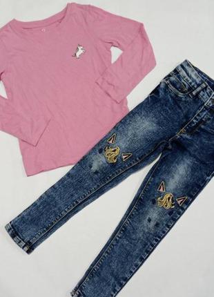 Джинсы фирма pep&co на 4-5 лет на 110 см