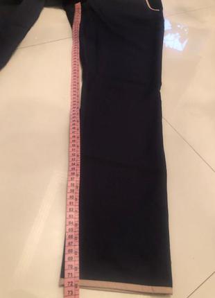 Классические брюки с вставками3 фото