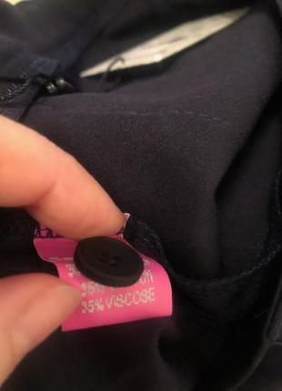 Классические брюки с вставками4 фото