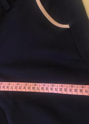 Классические брюки с вставками5 фото