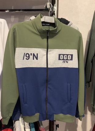 Спортивная кофта, олимпийка .хаки