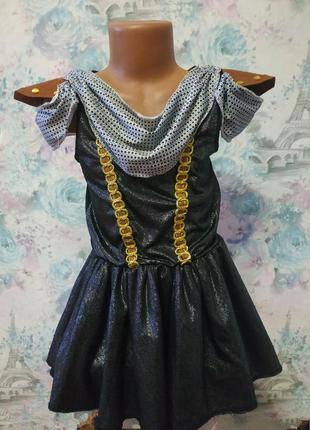 Карнавальний костюм,плаття гладіатора для дівчинки, римський костюм,дівчинка полководець,ксена,амазонка