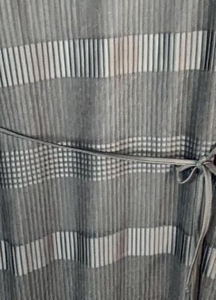 Нарядное плиссированное платье –миди с поясом от h&m в идеале7 фото