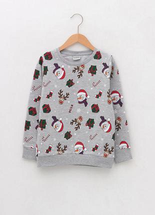 Новорічний світшот lc waikiki зріст 98-104 см, 116-122 см