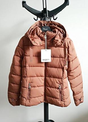 Распродажа! женская теплая зимняя куртка итальянского бренда minority1 фото