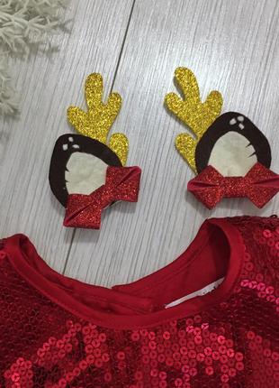 Заколки оленёнок на утренник, фотосессию