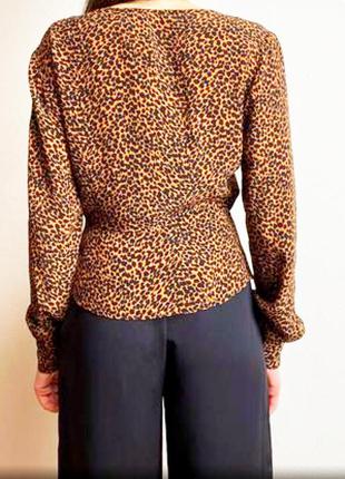 Блуза леопардова, сорочка леопардова, блузка леопардова як zara, сорочка, топ6 фото
