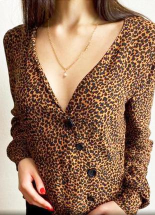 Блуза леопардова, сорочка леопардова, блузка леопардова як zara, сорочка, топ5 фото