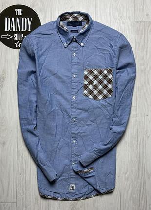 Мужская хлопковая рубашка tommy hilfiger, размер s