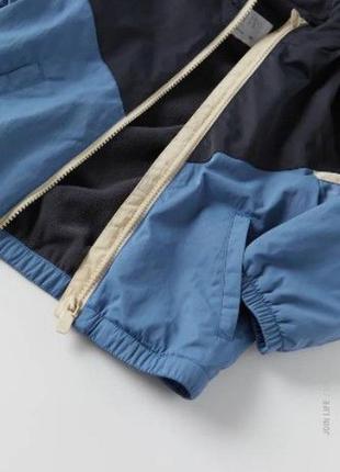Стильная ветровка курточка  с фллисовой подкладкой для мальчика  zara4 фото