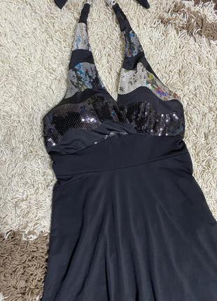 Нарядна сукня з паєтками1 фото