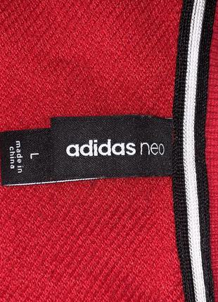 Красный свитшот adidas5 фото
