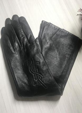 Перчатки высокие кожа gloves p.8