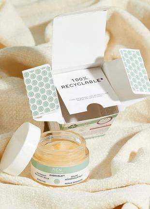 Нічний відновлювальний бальзам для обличчя ren clean skincare evercalm overnight recovery balm