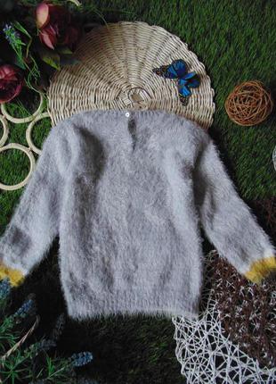 Няшный пушистый свитерок baby by demo "пингвинёнок"4 фото