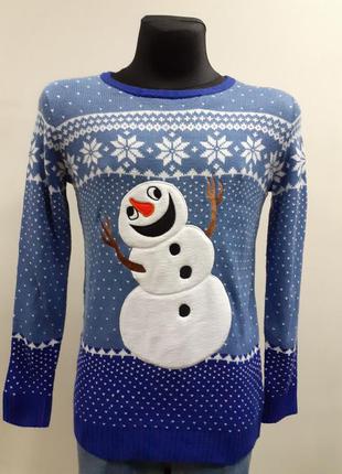 Blizzard bay новорічний светр,малюнок 3d, новий, яскравий, ошатний, з сша3 фото