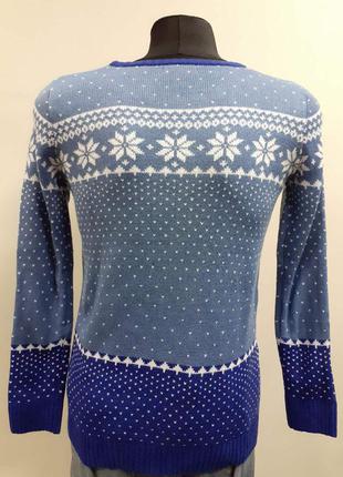 Blizzard bay новорічний светр,малюнок 3d, новий, яскравий, ошатний, з сша5 фото