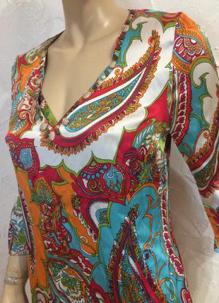 Joyce&girls  натуральный шёлк блузка туника3 фото