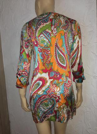 Joyce&girls  натуральный шёлк блузка туника8 фото