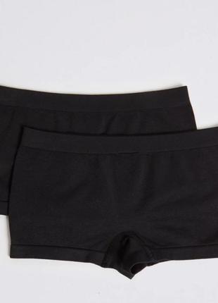 Труси - шорти для дівчинки підлітка 9-11 років, чорні