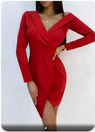 Красиве червоне плаття1 фото