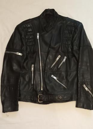 Купить Мужские кожаные куртки мото — недорого в каталоге Куртки на Шафе |  Киев и Украина